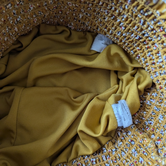 Sienna Sky Mustard Floral Smocked Pants - Picture 3 of 7